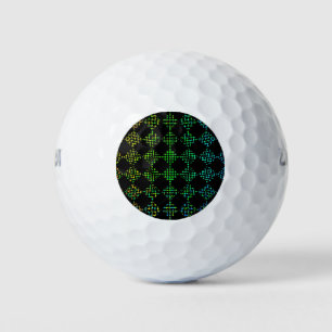Checkered Moire von Kenneth Yoncich Golfball