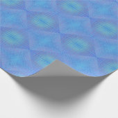 Checkered Net pattern 01 LBlue BG Geschenkpapier (Ecke)