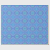 Checkered Net pattern 01 LBlue BG Geschenkpapier (Flach)