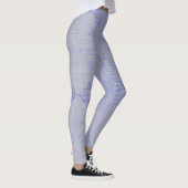 Checkered Net pattern 02 LGrey BG Leggings (Rechts)