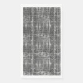 Checkered Pattern.06 DGrey BG Serviette (Vorderseite)