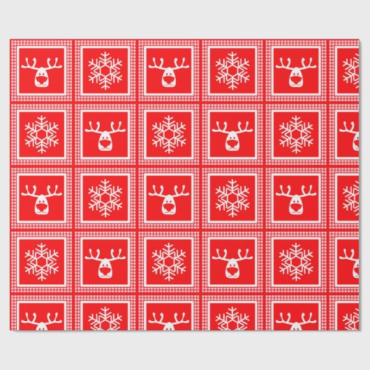  checkered pattern, new year, christmas geschenkpapier (Flach)