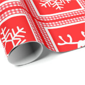  checkered pattern, new year, christmas geschenkpapier (Rolleneckpunkt)