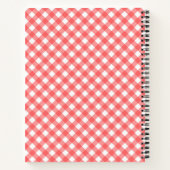 Checkered Pattern Notebook - Perfekt für alle Note Notizblock (Rückseite)