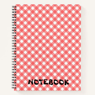 Checkered Pattern Notebook - Perfekt für alle Note Notizblock