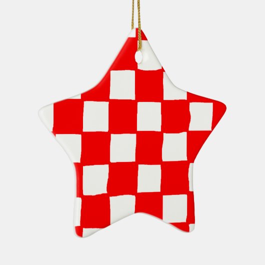 checkered pattern (red) keramikornament (Rechts)
