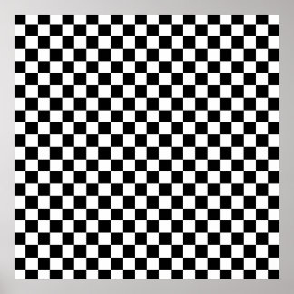 Checkered Poster