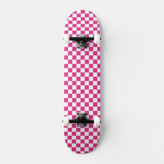 Checkered Print Skateboard (Vorderseite)
