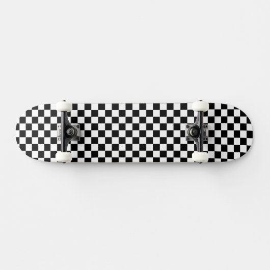 Checkered Print Skateboard (Horizontal)