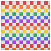 Checkered Regenbogen-kariertes buntes Stoff (Muster)