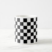Checkered Schwarzweiss-Tasse Kaffeetasse (Mittel)