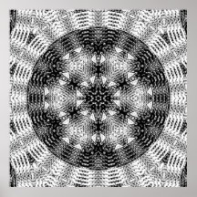 Checkered Sine Wave Distortion Mirrored 8x8x3x3x6x