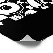 Checkered Six Seven 6 7 Meme Gen Alpha Slang  Poster (Ecke)