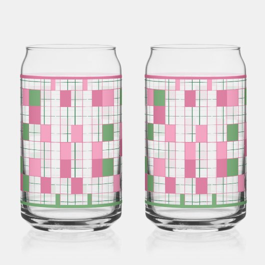 Checkered Soda Glass Dosenglas (Rechts)