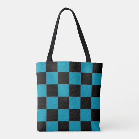 Checkered Tote Tasche (Rückseite)