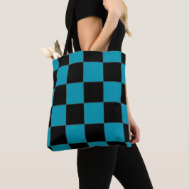 Checkered Tote Tasche