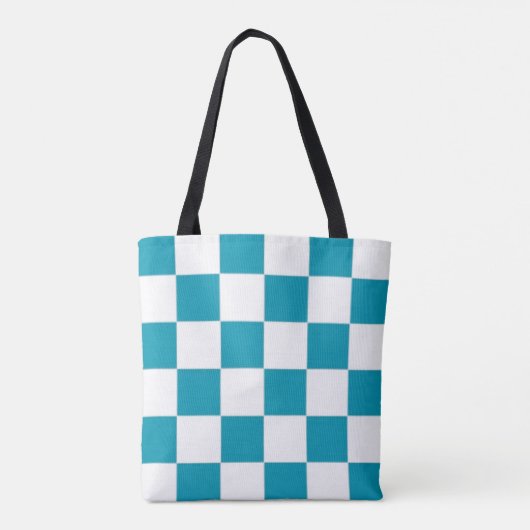 Checkered Tote Tasche (Rückseite)