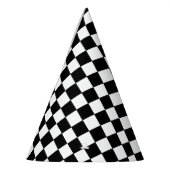Checkered White and Black  Partyhütchen (Links)