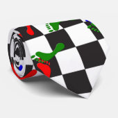 Checkerwalk durch Genepool Entwurf Krawatte (Gerollt)