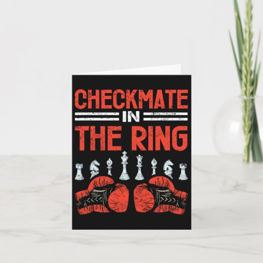 Checkkamerad in der Ringschachboxfusion Karte (Vorderseite)
