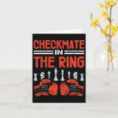 Checkkamerad in der Ringschachboxfusion Karte (Gelbe Blume)