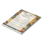 Checklist Editor auswählen Notizblock (Rotiert)