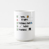 Checklist Funny Kaffeetasse (Mittel)