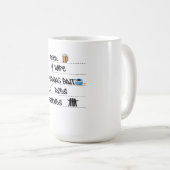 Checklist Funny Kaffeetasse (VorderseiteRechts)