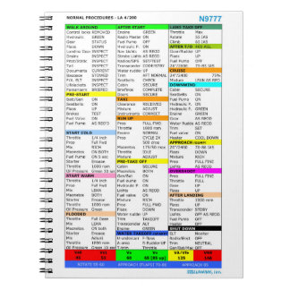 Checklist notepad notizblock