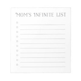 Checkliste der Mama | Karo Felder 40 Seiten abreiß Notizblock