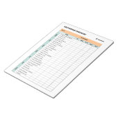 Checkliste Essential Cuisine Notizblock (angewinkelt)