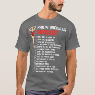 Checkliste für Bachelor-Parteien 2 T-Shirt