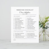 Checkliste für einfache Hochzeitsplaner Personalis (Stehend Vorderseite)