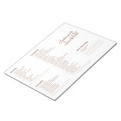 Checkliste für einfache Reinigung Notizblock (angewinkelt)