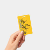 Checkliste für Eishockey-Geber Ausweis (Handheld)