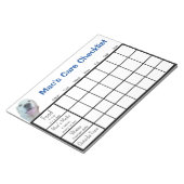 Checkliste für Heimtiere Notizblock (angewinkelt)