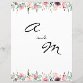 Checkliste für Hochzeiten in der Rosenrose (Rückseite)