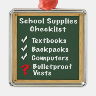 Checkliste für Schulsicherheitshilfen Ornament Aus Metall