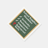 Checkliste für Schulsicherheitshilfen Serviette (Ecke)
