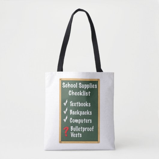 Checkliste für Schulsicherheitshilfen Tasche (Vorderseite)
