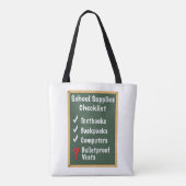 Checkliste für Schulsicherheitshilfen Tasche (Rückseite)
