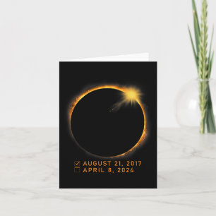 Checkliste Gesamtsolares Eclipse 8. April 2024 Ecl Karte