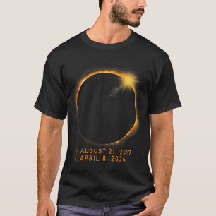 Checkliste Gesamtsolares Eclipse 8. April 2024 Ecl T-Shirt
