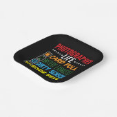 Checkliste "Leben der Fotografen" Pappteller (Gewinkelt)