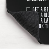 Checkliste Party Mousepad (Ecke)