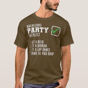 Checkliste Party T-Shirt