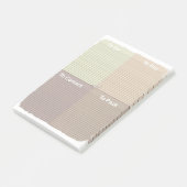 Checkliste Post-it Klebezettel (angewinkelt)