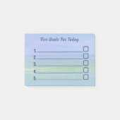 Checkliste Post-it Klebezettel (Vorderseite)