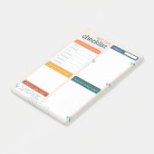 Checkliste zur Selbstversorgung - Anmerkungen Post-it Klebezettel (angewinkelt)