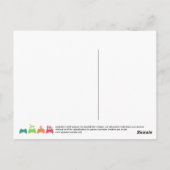 Checklisten-Postkarte Postkarte (Rückseite)